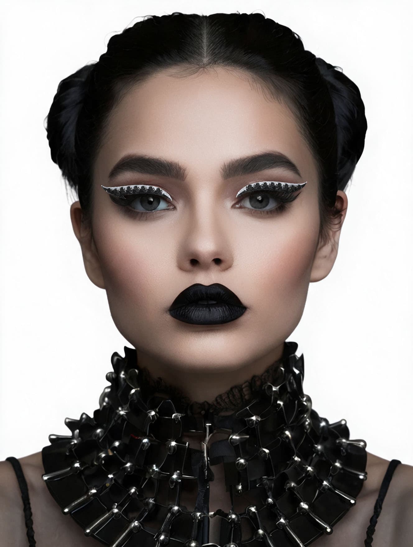 Ansigtssmykker, eyeliner, sort