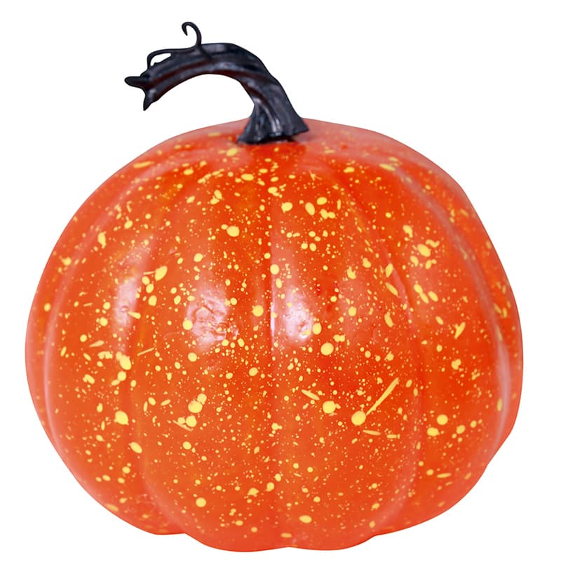 Græskar med lys 20 cm