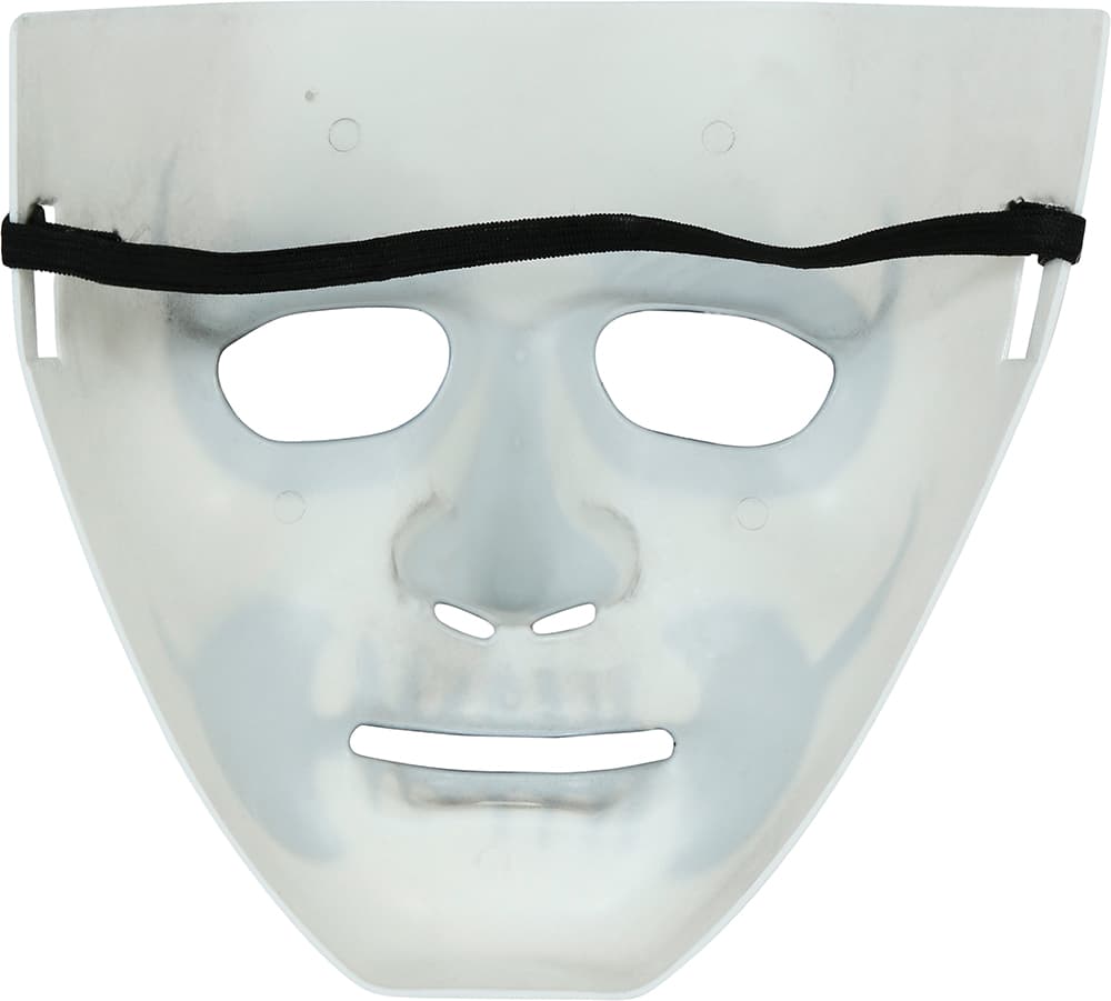 Skeletmaske, PVC, ca. 18,1 cm