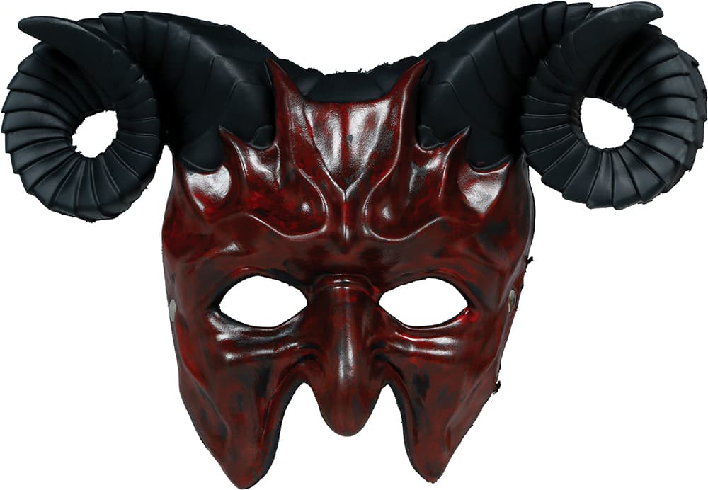 Djævelsk halvmaske, PVC