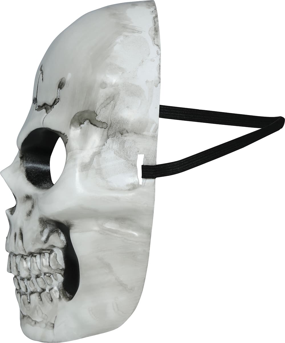 Kraniemaske, PVC, hvid, model 20118