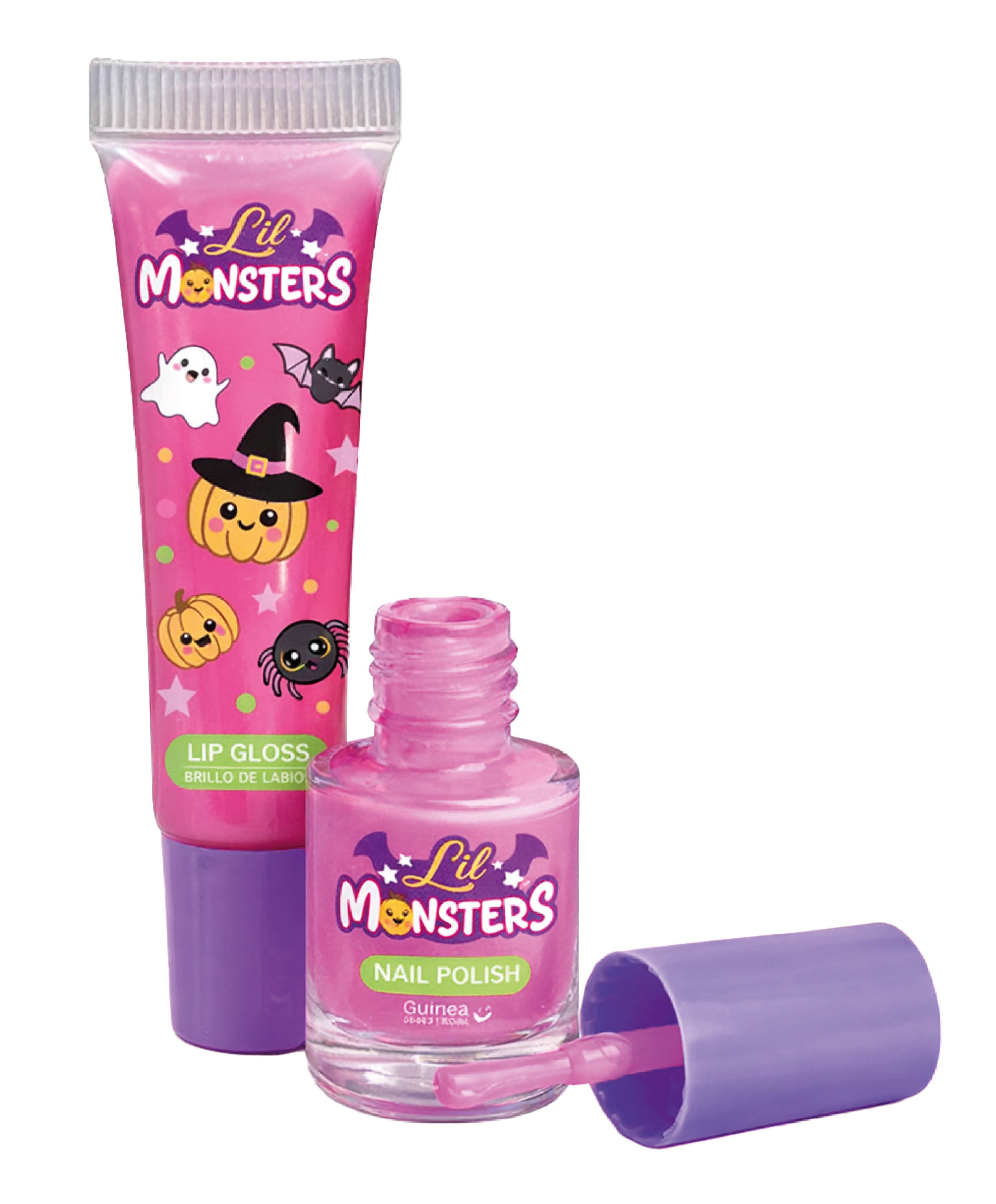 Lil Halloween neglelak og lipgloss, hindbær, til børn