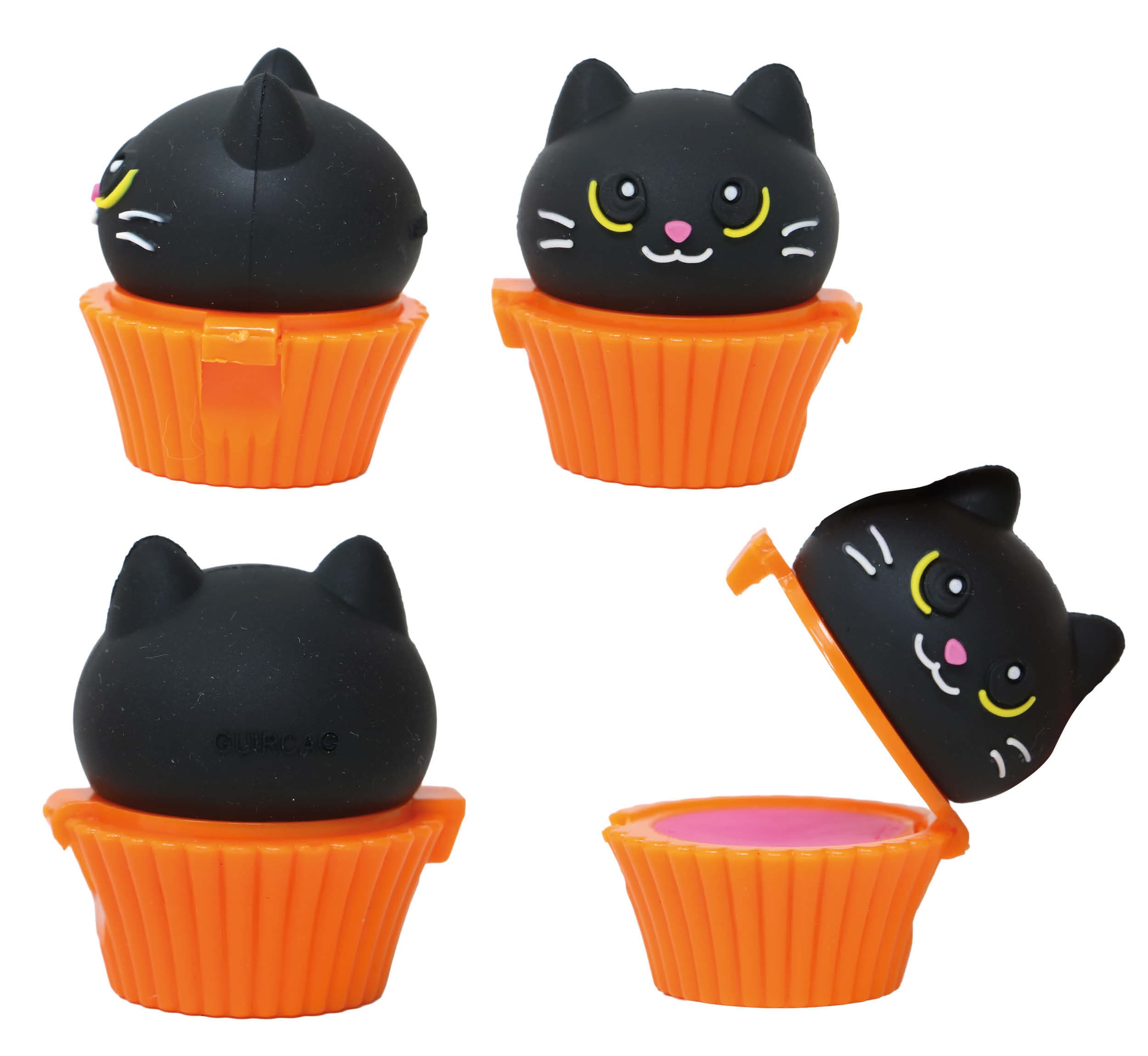 Lil Monsters læbepomade til børn, assorterede motiver, rød, lyserød og orange