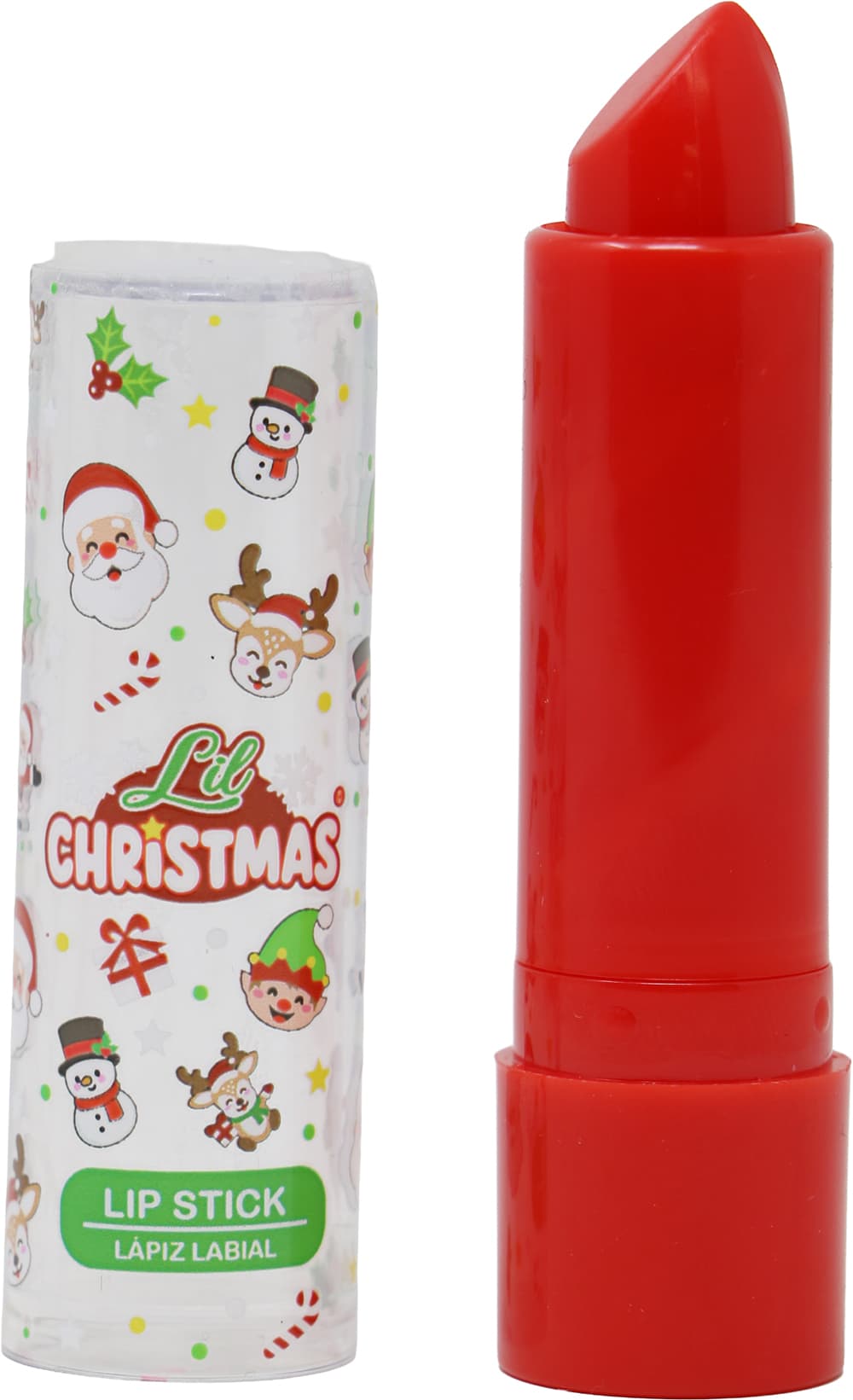 Lil Xmas læbestift, rød, jordbær, til børn
