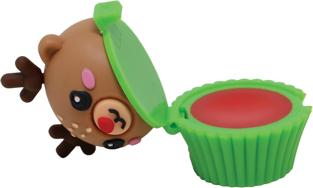 Lil Xmas læbepomade til børn, assorterede motiver, lyserød, rød og lilla