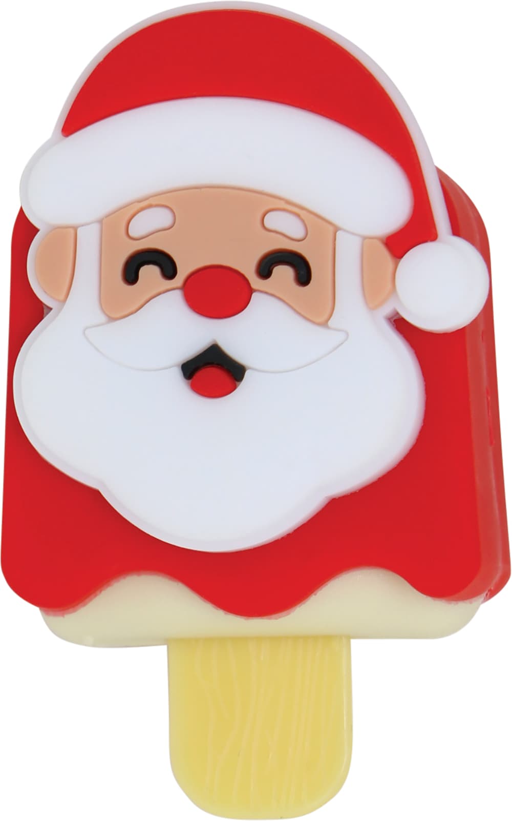 Lil Xmas læbepomade formet som is, julemand, jordbær, til børn