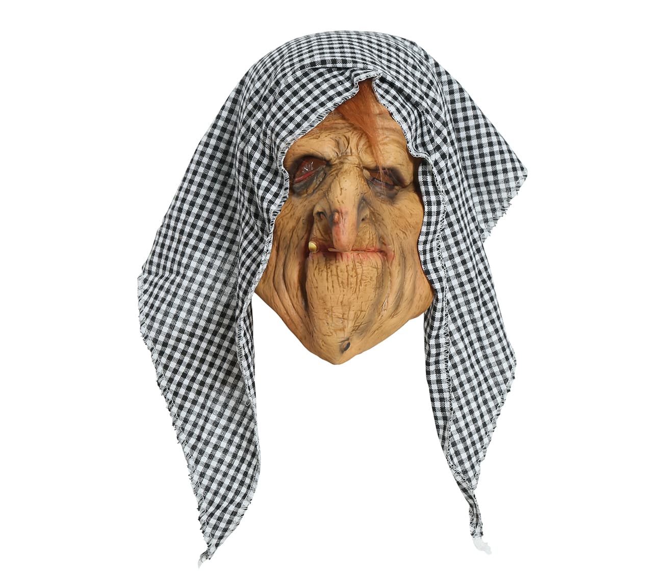 Heksemaske med hætte i latex