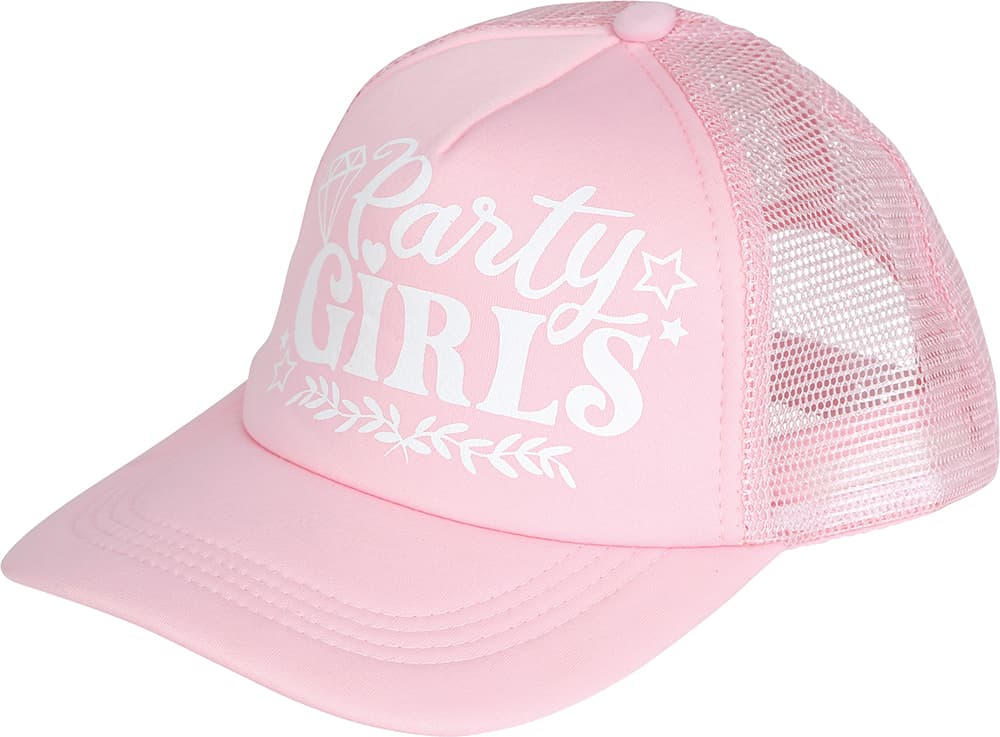 Lyserød Party Girls-kasket, til voksne