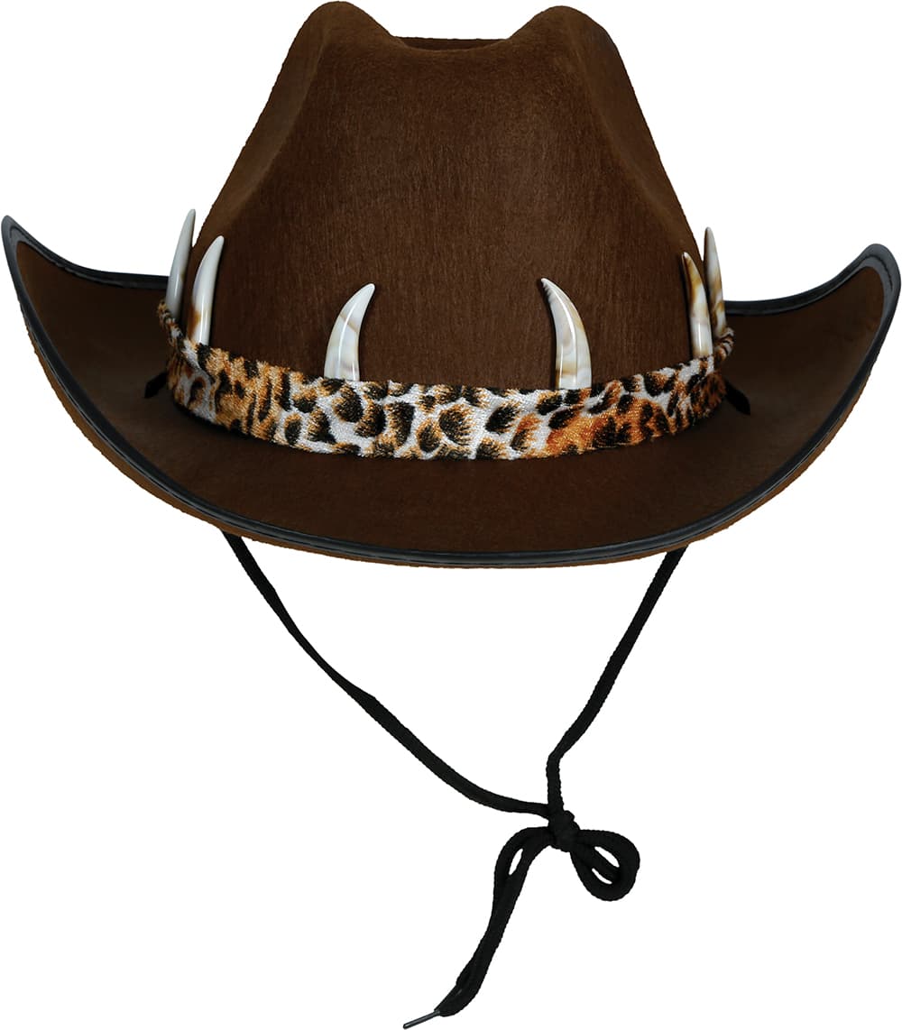 Brun australsk cowboyhat til voksne