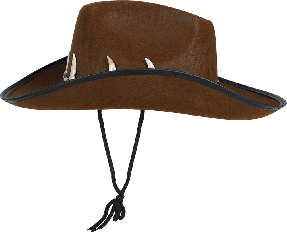 Brun australsk cowboyhat til voksne
