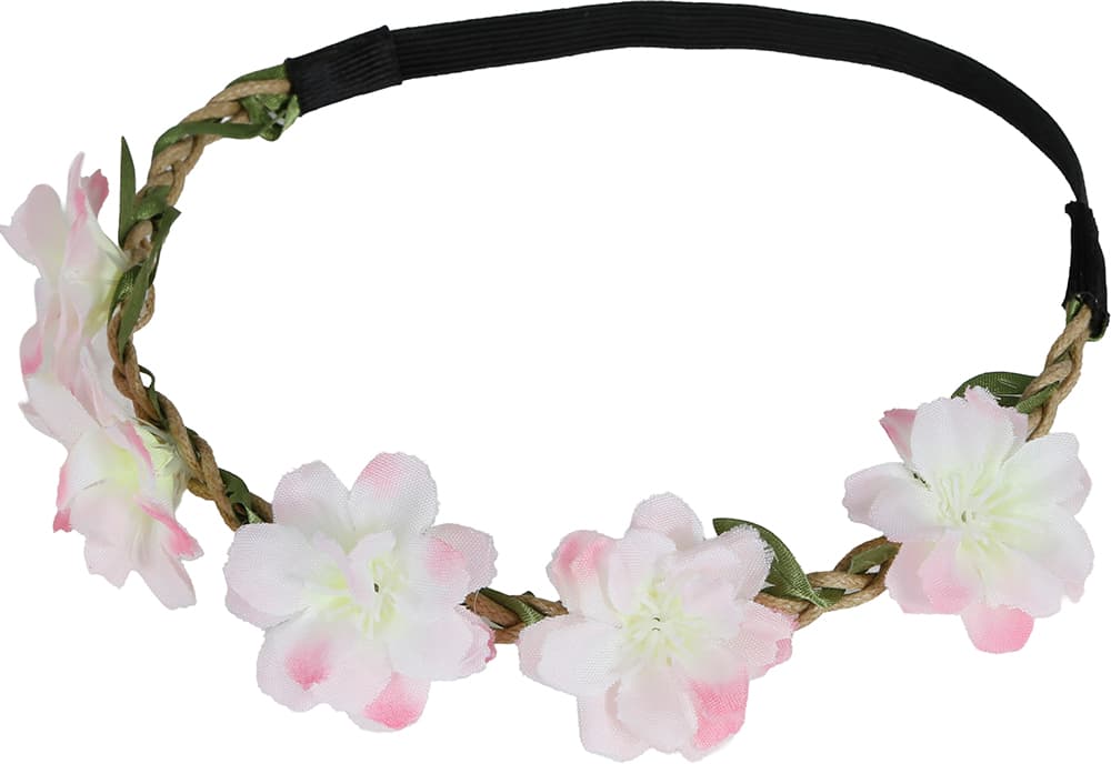 Lyserød blomsterkrone