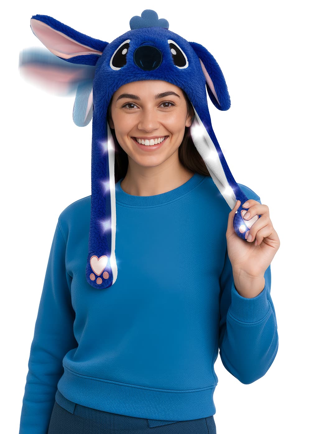 Hat "Blue Koala" med lys