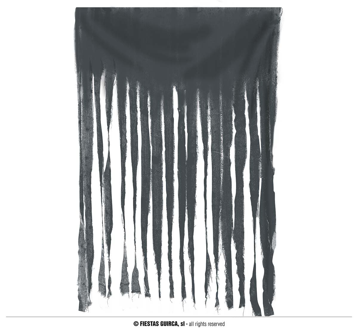 Gardin, 100 × 200 cm, grå