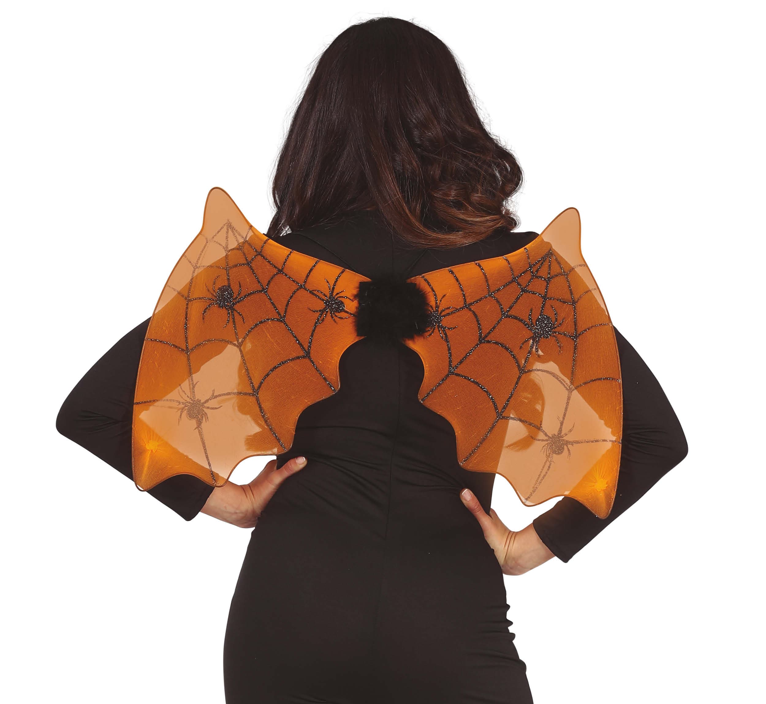 Orange flagermusvinger 60 × 35 cm