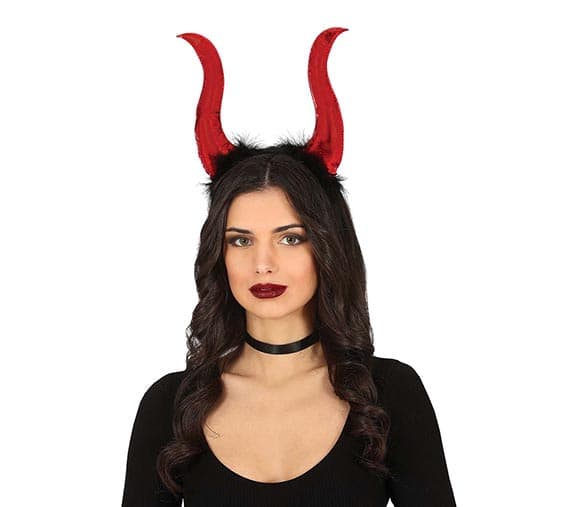 Rød dæmontiara
