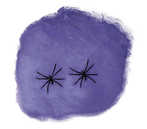 Spindelvæv i pose, 60 g, lilla