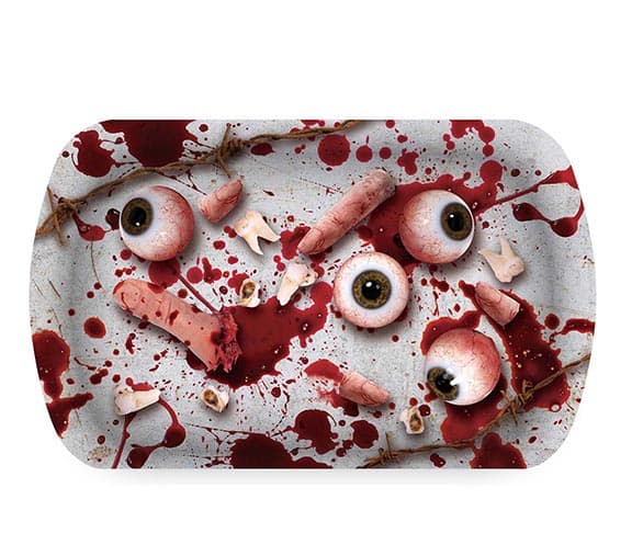 Bakke med blod, 39 × 24 cm