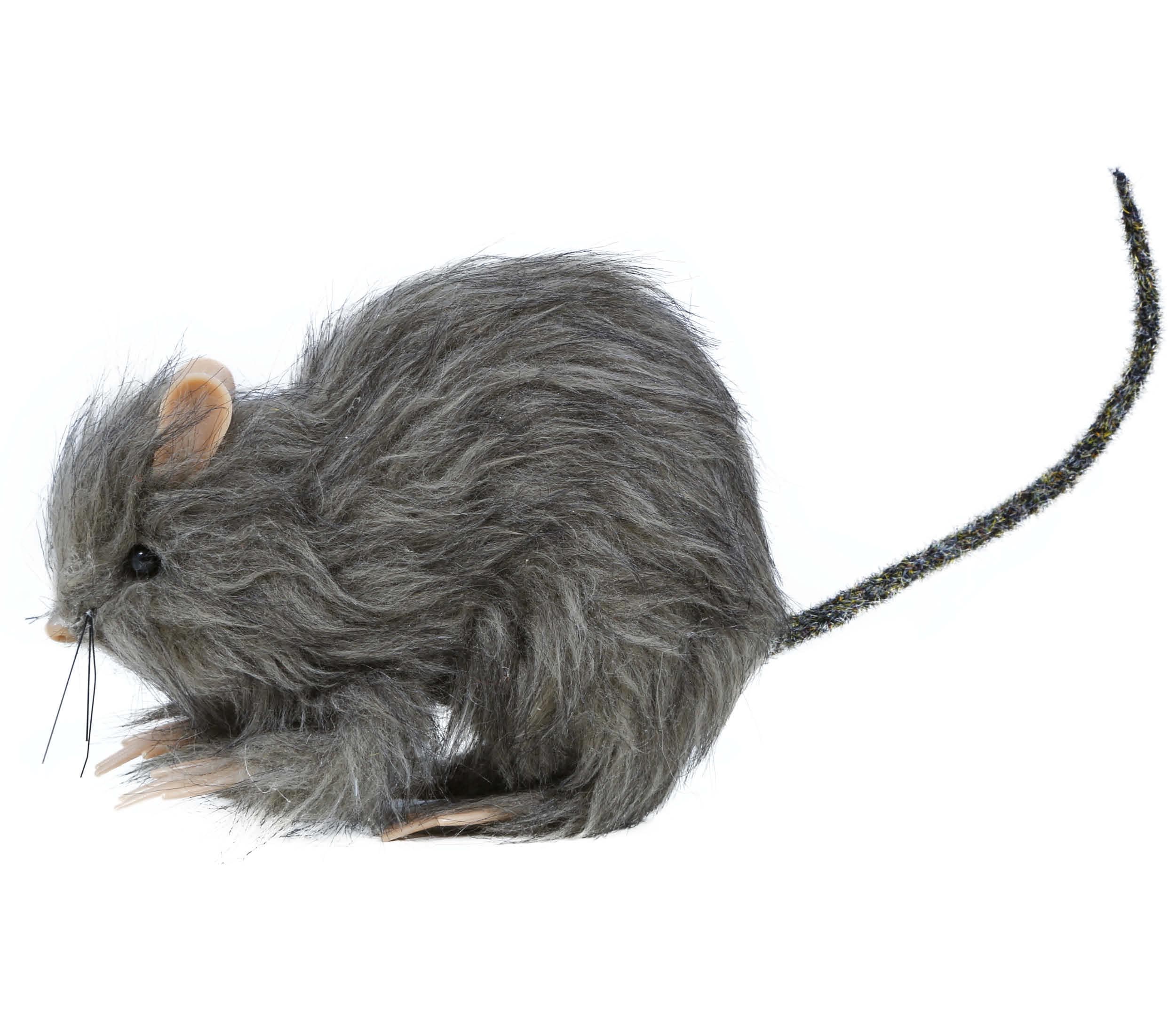 Lille lodden rotte 15 cm