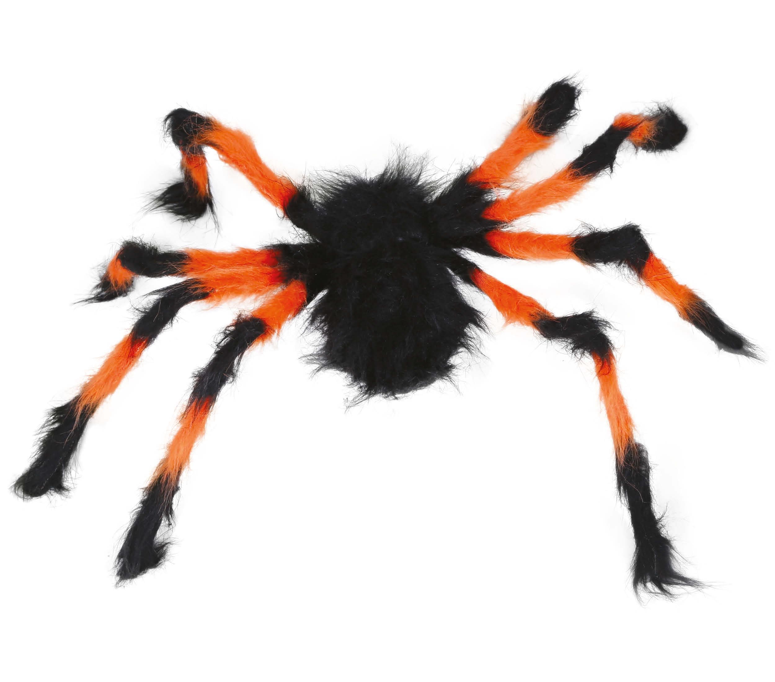 Orange og sort edderkop, 75 cm