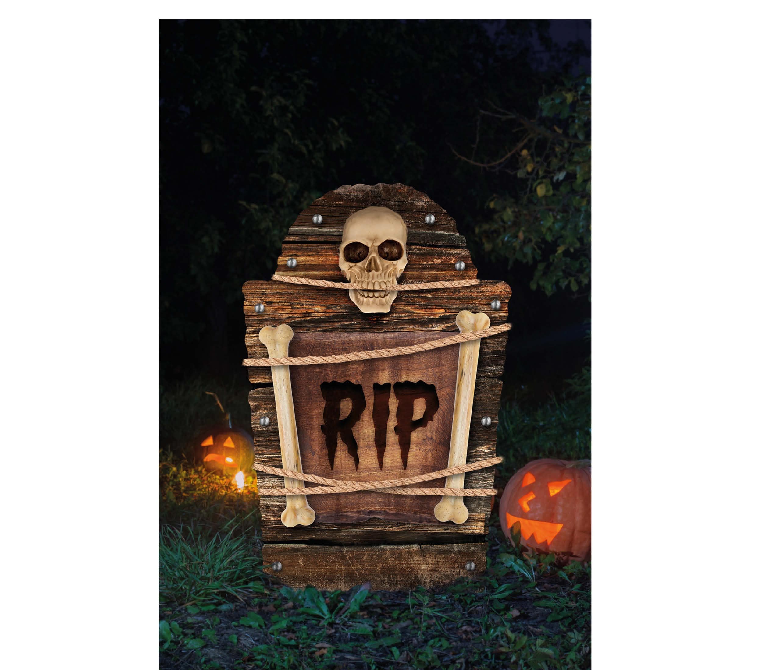 Gravsten "RIP", 56 cm