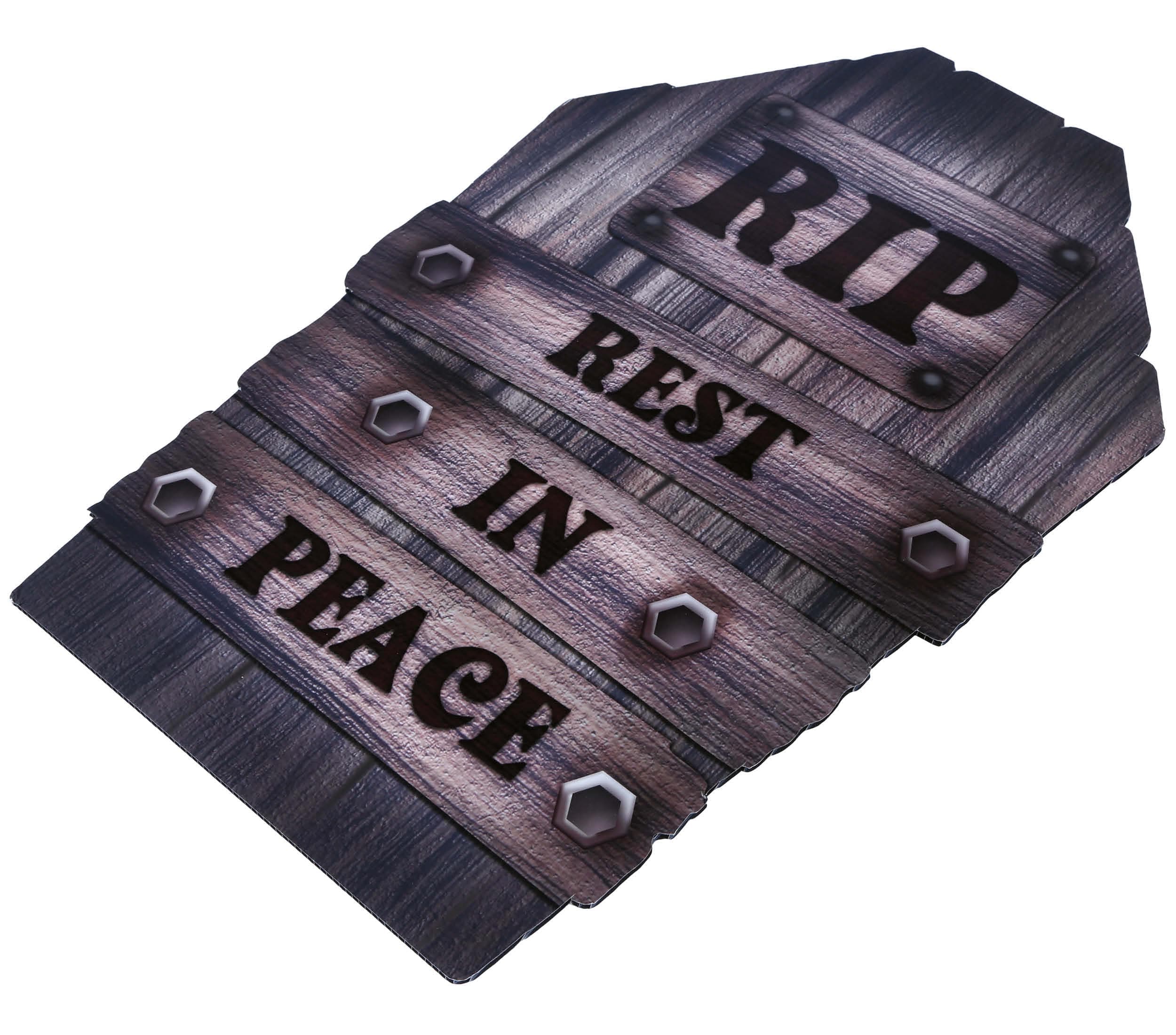 Gravsten "Rest in Peace", 56 cm