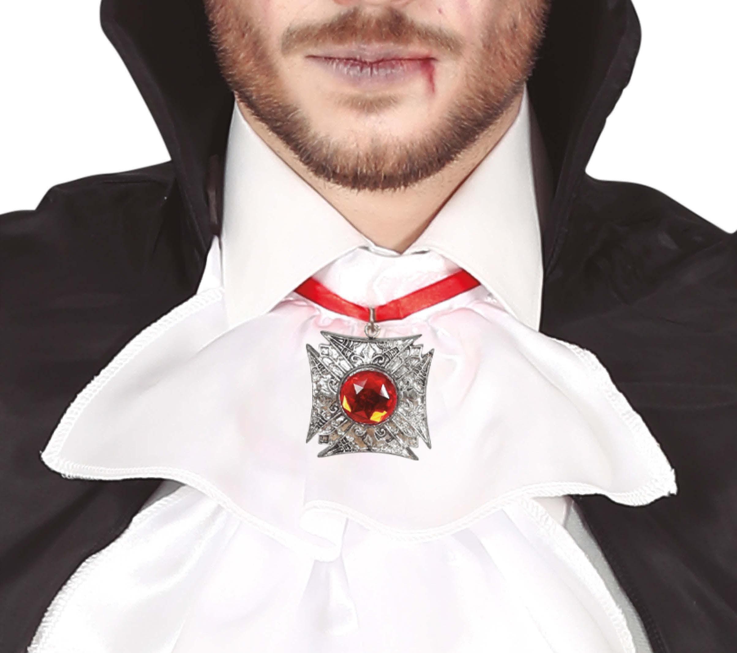 Rubinmedaljon 6 cm