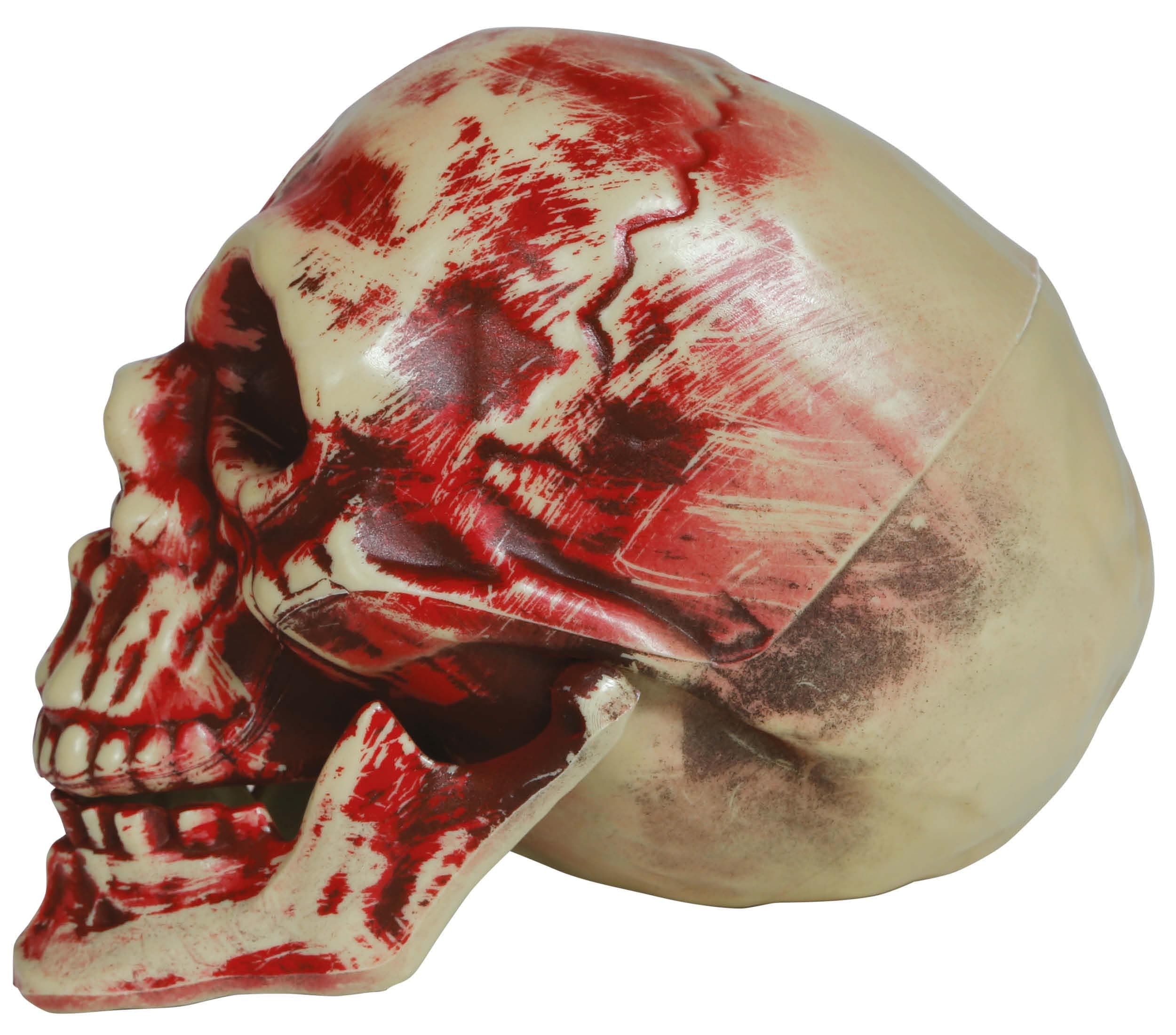Blodigt kranie, 20 cm, PVC
