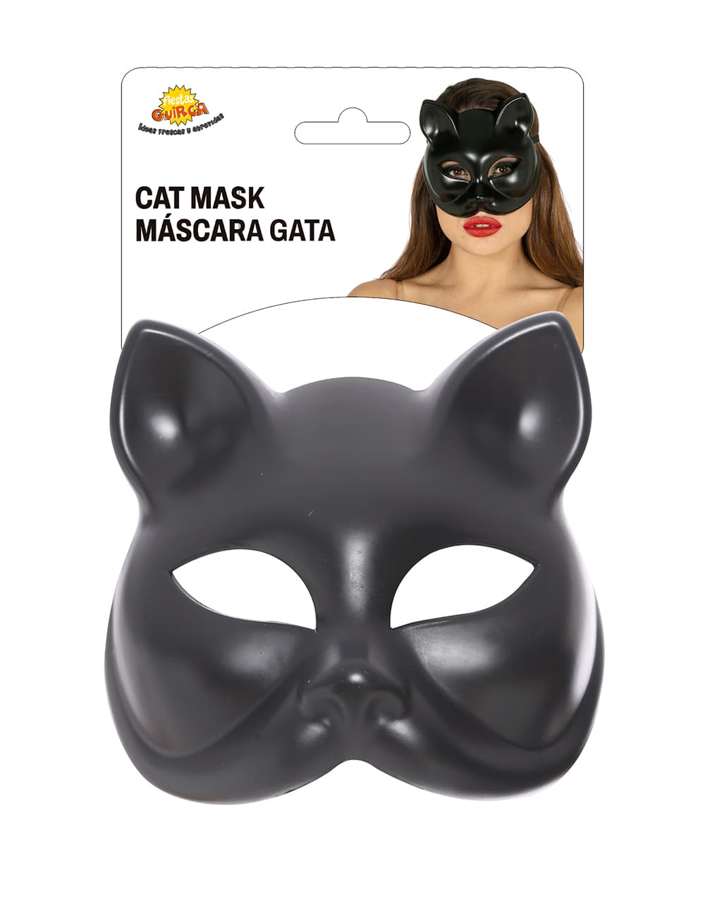 Sort kattemaske, PVC