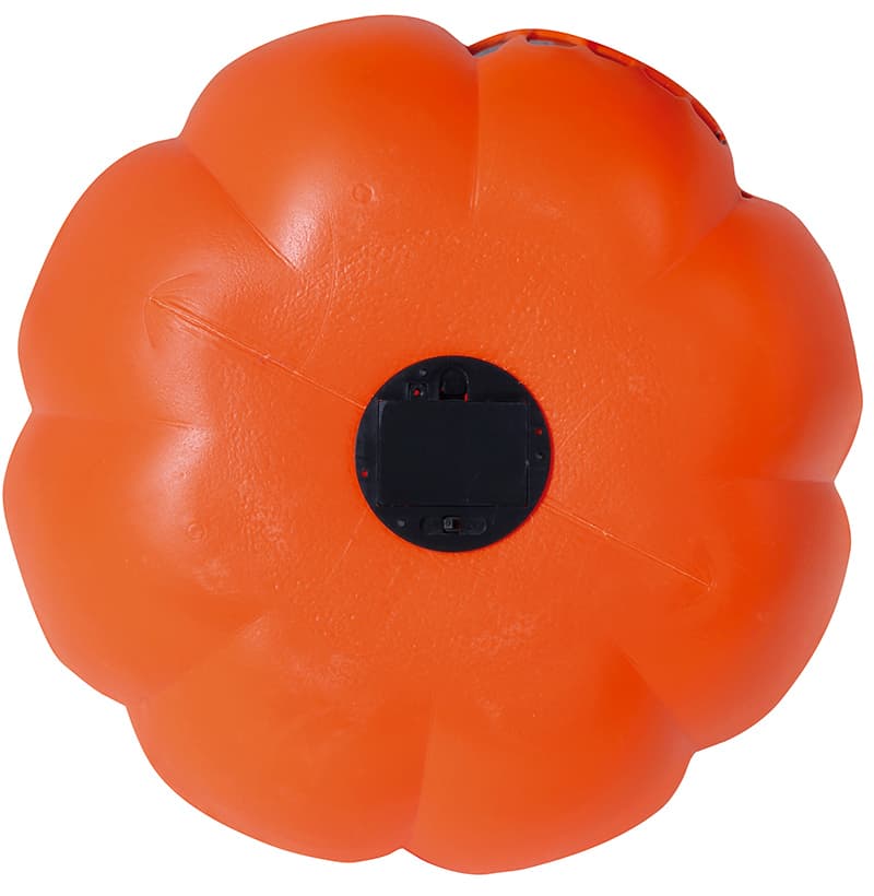 Græskar med lys og lyd, PVC, 32 cm