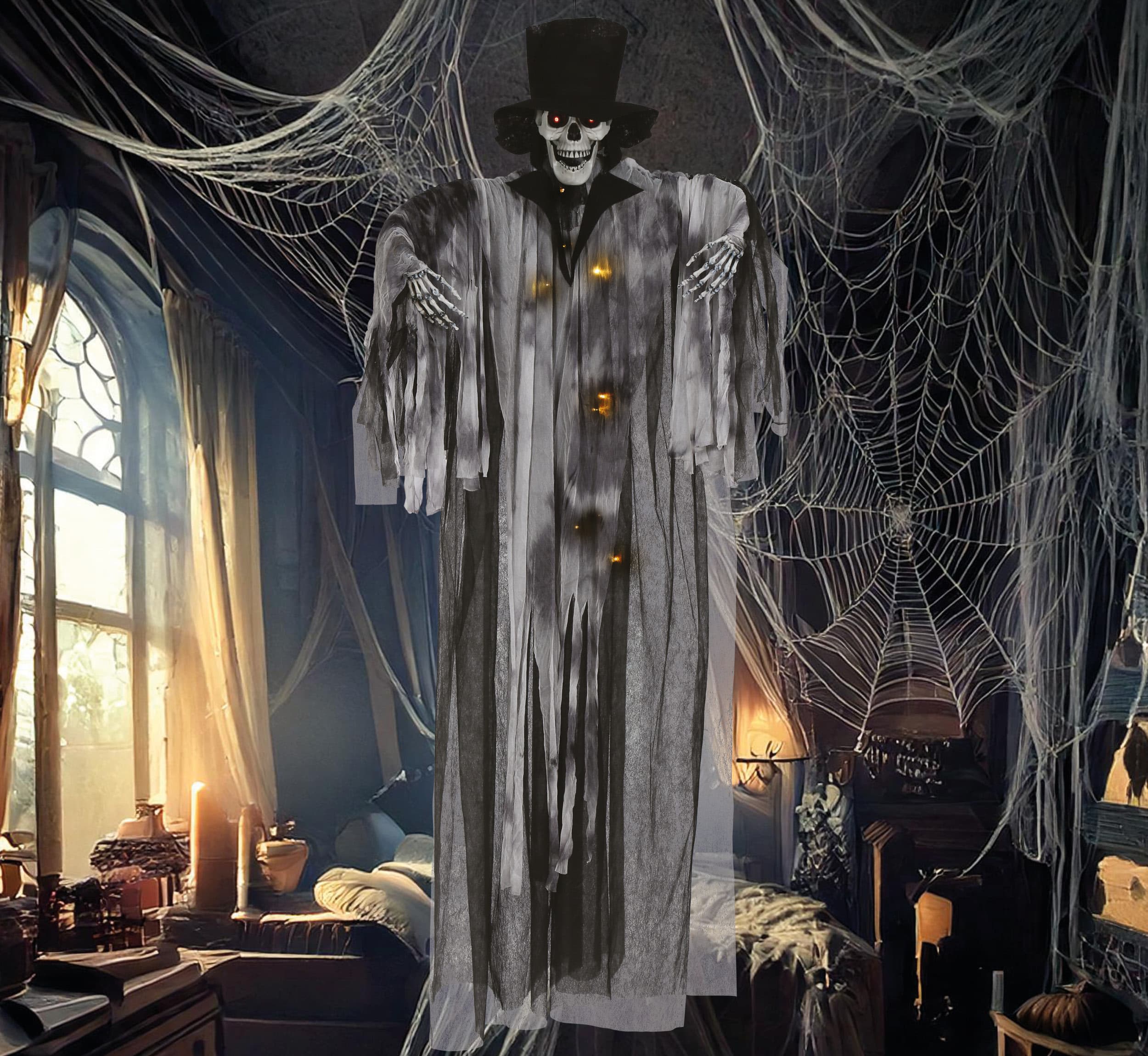 Hængende brudgom, 180 cm, LED