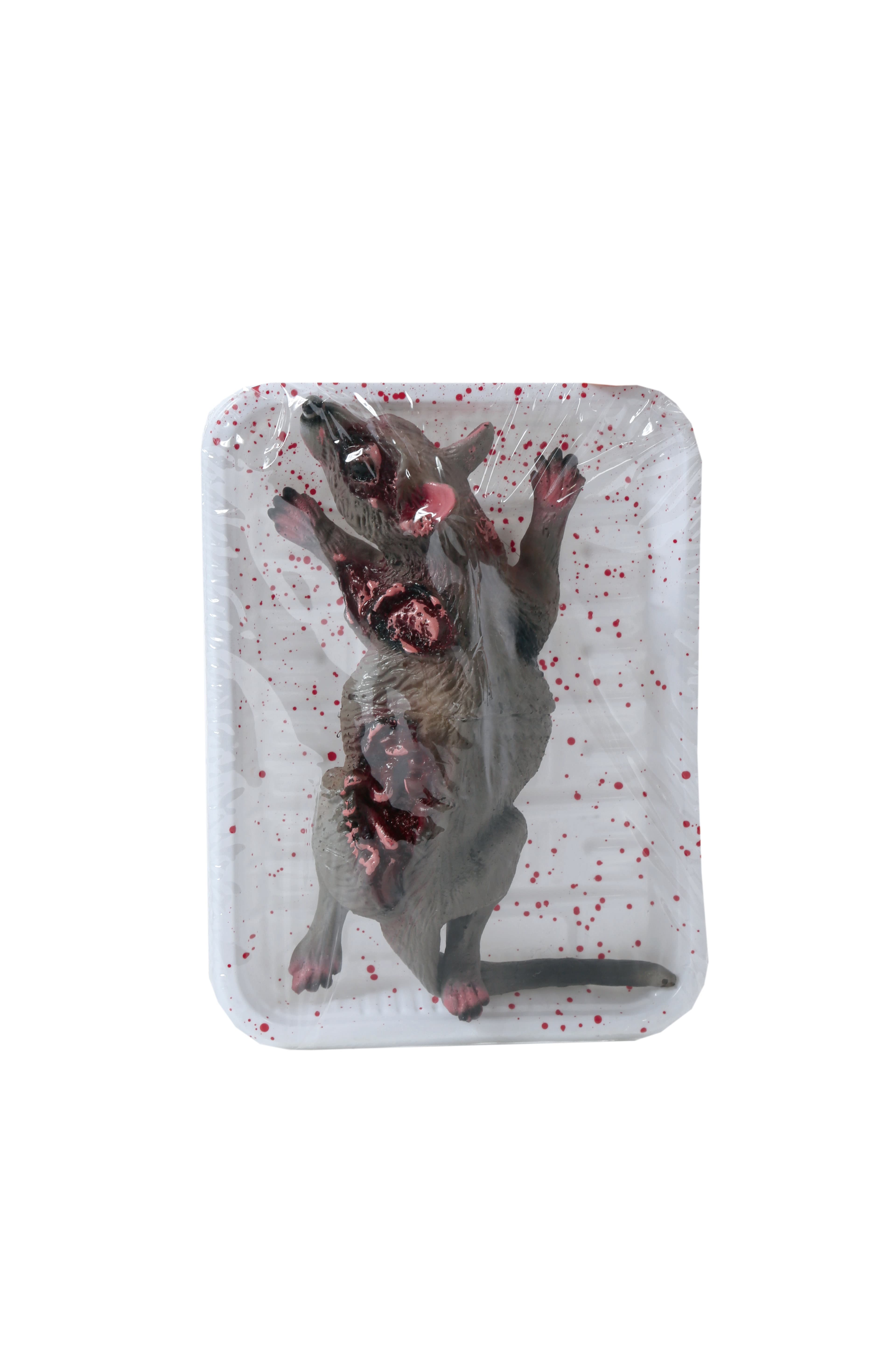 Bakke med rotte, vinyl, 19 × 12 cm