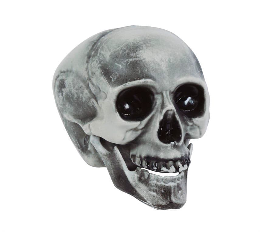 Kranie, PVC, 20 cm, grå