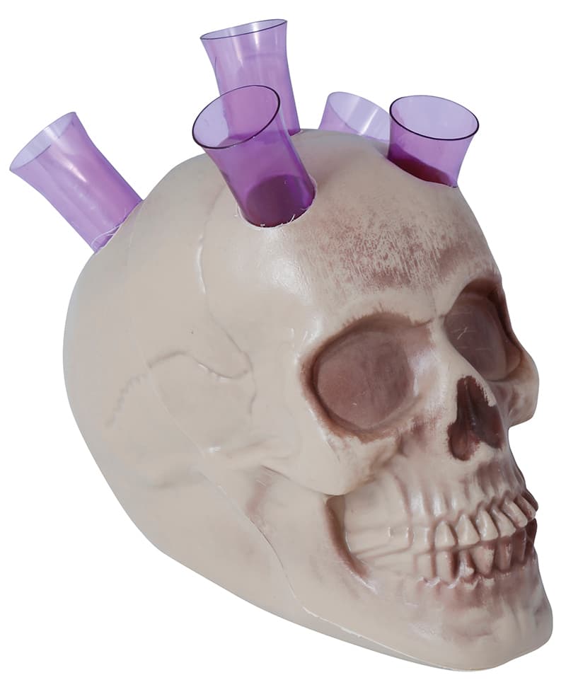 Kranie med shotglas 20 cm