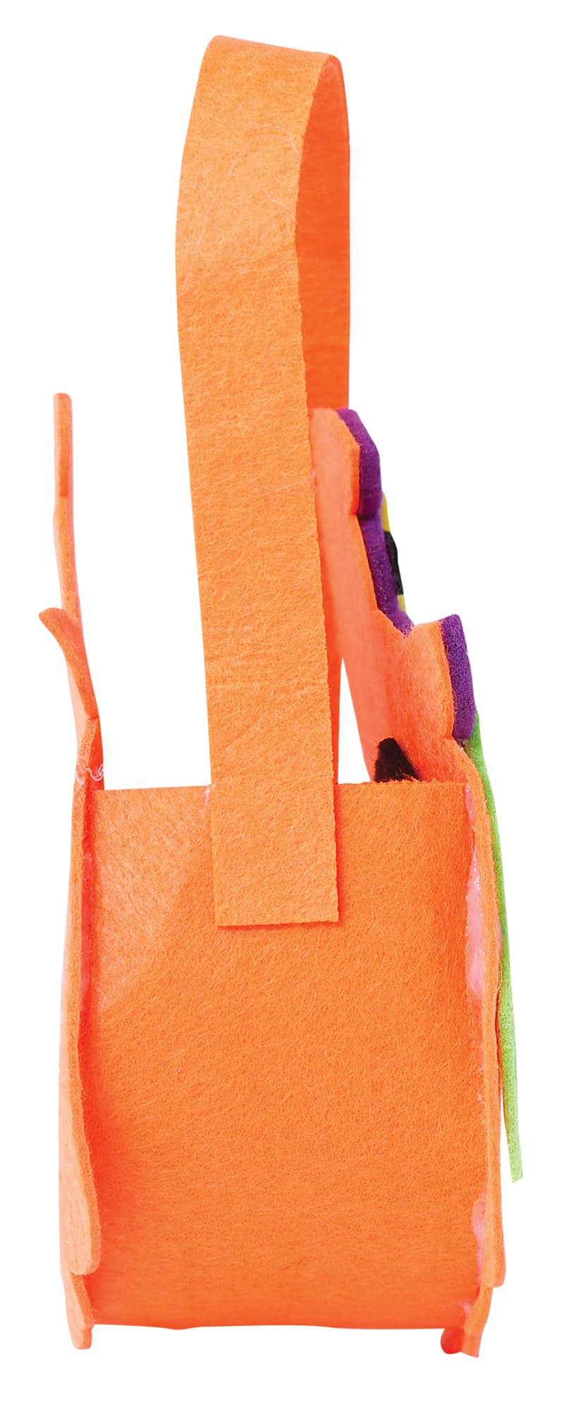 Græskarkurv i filt, 12 × 20 cm