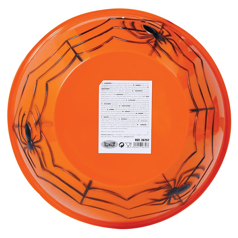 Orange skål 27 × 9 cm