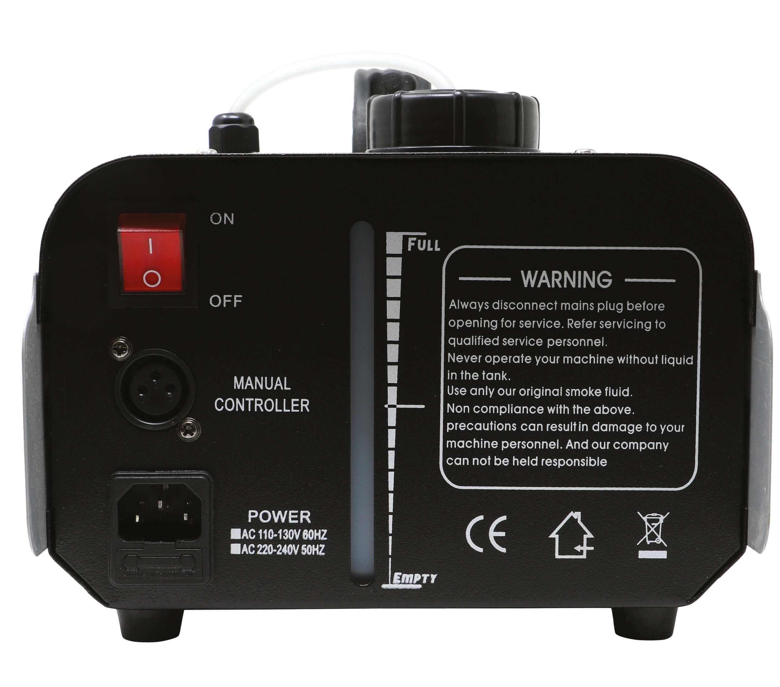 Røgmaskine med fjernbetjening, 900 W