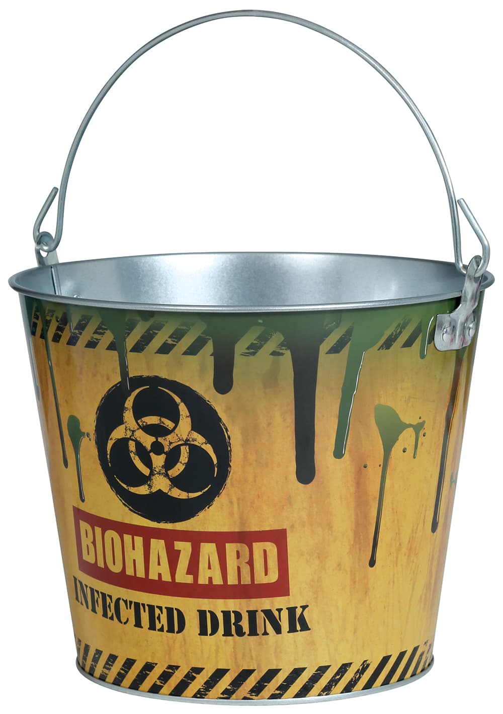 Biohazard-metalspand, 19 × 23 cm