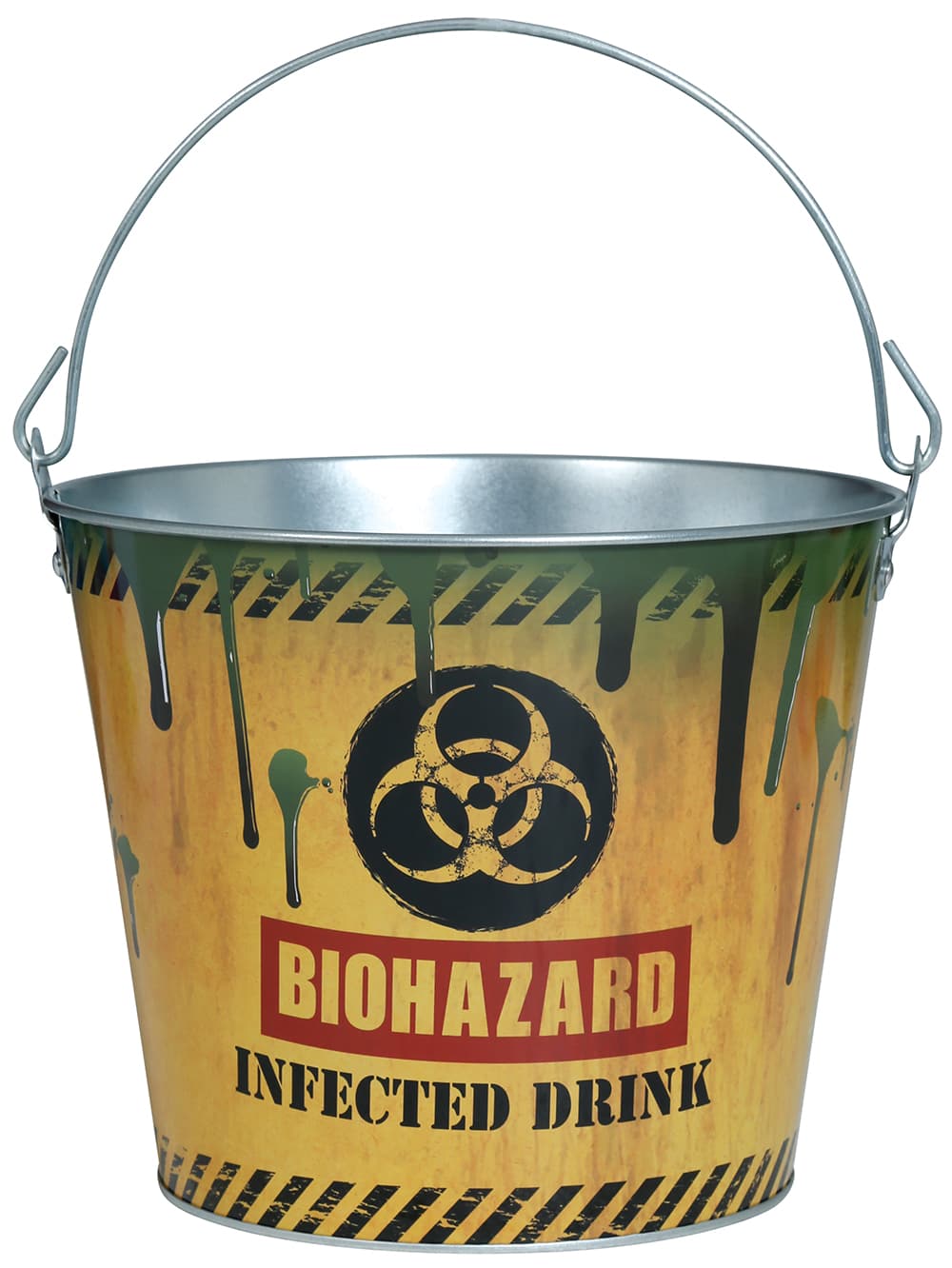Biohazard-metalspand, 19 × 23 cm