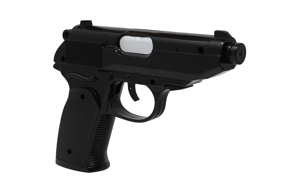 Pistol med lyddæmper 25 cm