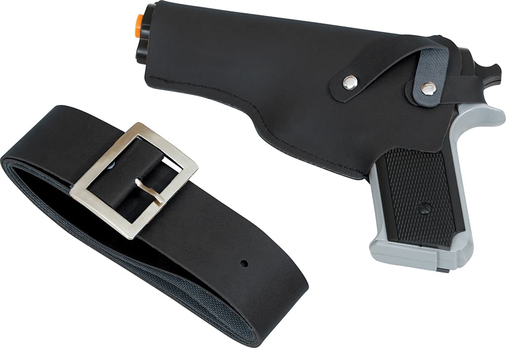 Pistol med hylster, 22 cm