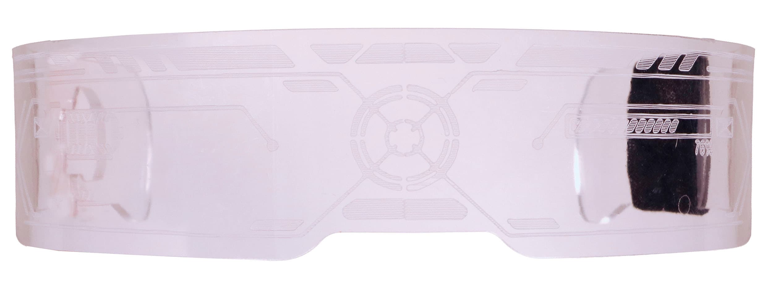 Futuristiske LED-briller, flerfarvede