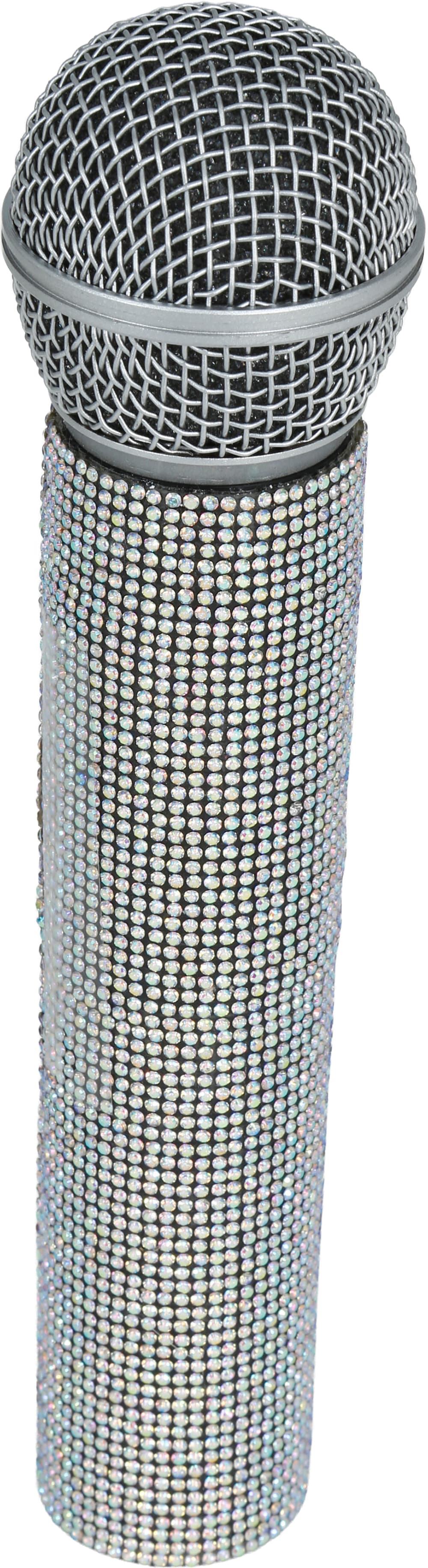 Mikrofon med glimmer 21 cm