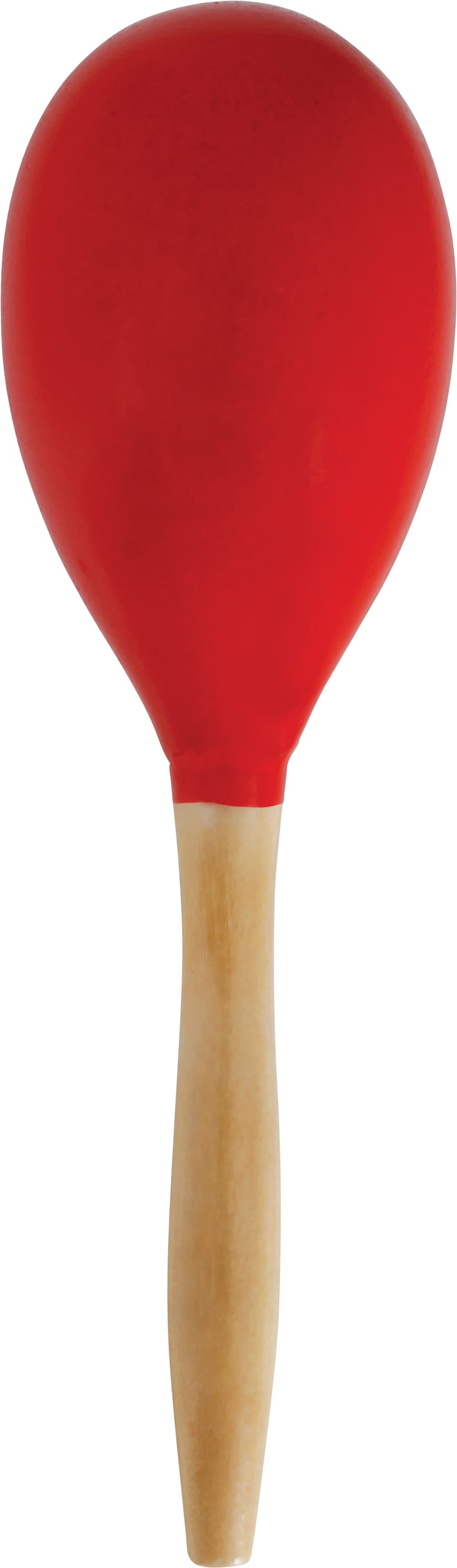 Rød maraca i træ 20 cm