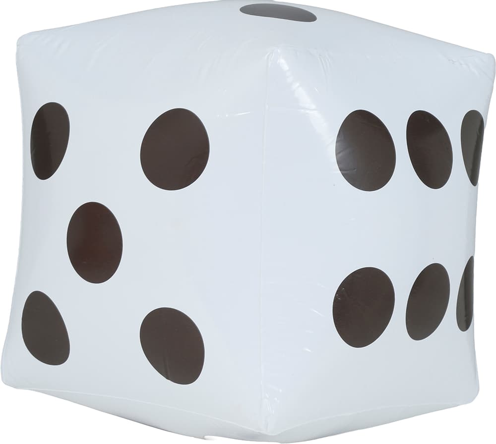 Oppustelig terning 30 × 30 cm