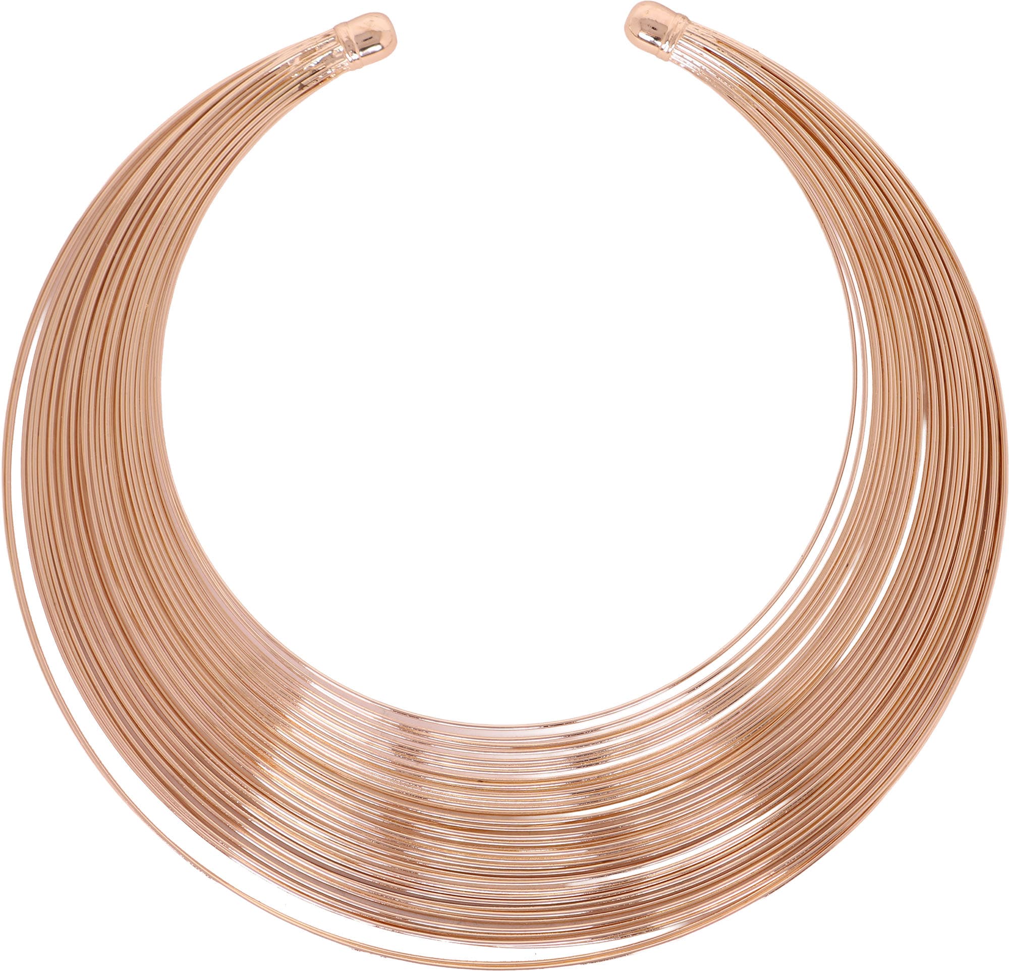 Choker i metallisk guld til voksne