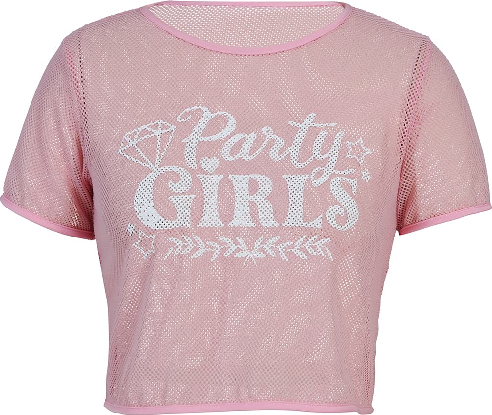 Net-T-shirt til fest til damer