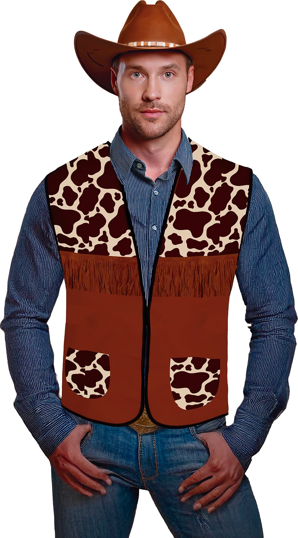 Cowboyvest til voksne
