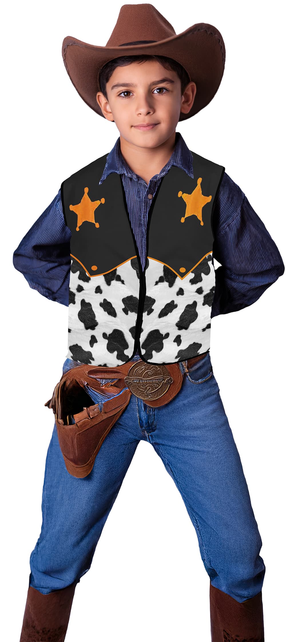 Sheriff-cowboyvest til børn
