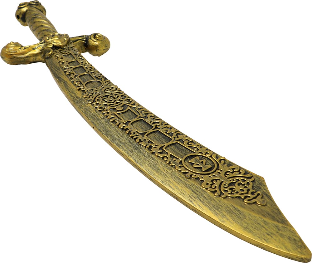 Gyldent arabisk sværd, 55 cm