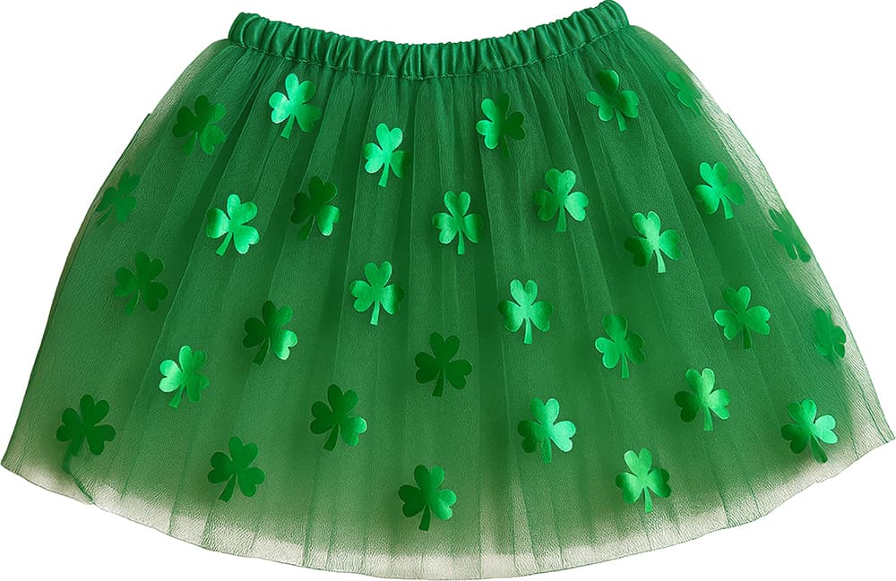 St. Patrick-tutu til voksne, 40 cm